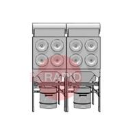 0000100846 Plymovent MDB-8/H MultiDust Bank Central Filter System Package