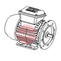 0000101348 Motor 2.2kW; 230-400V /3ph /50Hz