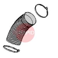 0000101982 Plymovent Hose (2) L=320mm /Ø 75mm (White) Including Tie-Wrap (4)