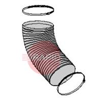 0000101994 Plymovent Hose L=330mm /Ø 100mm (Black) Including 2 Tie-Wraps