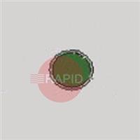 0040900130 Push Button, Green, Including Light