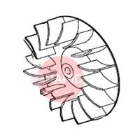 0708020150 Aluminium Fan Wheel 60Hz