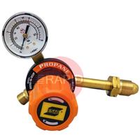 0785-2154 ESAB GCE FE300 Single Gauge Propane Regulator Side Entry, 4 Bar, G5/8