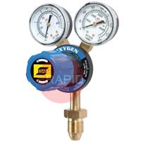 0785-2157 ESAB GCE FE300 Oxygen Regulator Bottom Entry, 4 Bar, G5/8