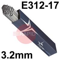 11967 Bohler FOX CN 29/9-A Stainless Steel Electrodes 3.2mm Diameter x 350mm Long. 4.2kg Pack. E312-17