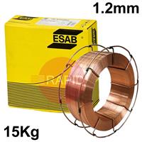 1389127700 ESAB OK Autrodur 38 G M, 1.2mm Hardfacing MIG Wire, 15Kg Reel, MSG-2-GZ-C-350