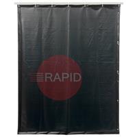16.19.16 CEPRO Green-9 Welding Curtain - 160cm x 140cm, EN 25980