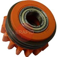 3142210 Kemppi Bearing Feed Roll Orange, 1.2mm Trapezoid Groove For Aluminium