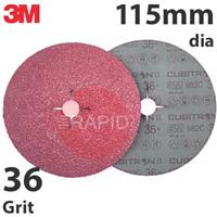 3M-55075 3M Cubitron II 982C Fibre Disc, 115mm (4.5