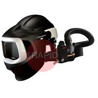 3M-578800 3M Speedglas 9100 MP Welding Helmet with 3M Versaflo V500E Supplied Air Regulator, No Lens