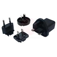 4554.070 Optrel Swiss Air USB Charger, with UK, EU, US & AUS Plug Adaptors