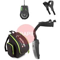 4700.013 Optrel Swiss Air Basic system Without Half Mask, Includes Blower Unit, Control Panel, Particle Filter (4088.402) Shoulder Straps, Charger, Hose and Bag