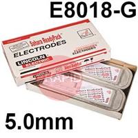 519204 Lincoln Electric Kryo 1P SRP Low Hydrogen Electrodes 5.0mm Diameter x 450mm Long. 19.2kg Carton (8 x 2.4kg 22 Rod Packs). E8018-G-H4R