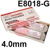 519280 Lincoln Electric Kryo 1P SRP Low Hydrogen Electrodes 4.0mm Diameter x 450mm Long. 16.0kg Carton (8 x 2.0kg 28 Rod Packs). E8018-G-H4R