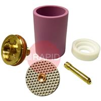 CK-D4GSXXXLDA CK 3 Series Large Diameter Gas Saver Kit, Alumina Cup