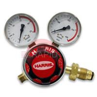 H1143 Harris 825 Acetylene - Side Entry Single Stage Two Gauge Heavy Duty, 5/8