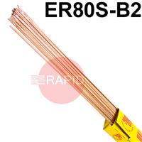 RA32XX50 SIFSteel A32 Steel TIG Wire, 1000mm Cut Lengths - AWS A5.28 ER80S-B2, 5Kg Pack