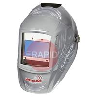W000403675-SP-1 Weldline Flip Air Silver LS Replacement Helmet (No ADF Included)
