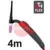 EDS26F040S19  CK Diamond EDS 26FX Flex Head Air Cooled Tig Torch, 4m Cable, Short Handle with Single Switch and EWM 5pol Connector
