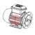 0000100589  Motor 0.75kW; 230V /1ph /50Hz