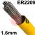 790037304  Esab OK Tigrod 2209 Duplex Tig Wire, 1.6mm Diameter x 1000mm Cut Lengths - AWS A5.9: ER2209. 5.0kg Pack