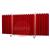 56.50.1  CEPRO Robusto XL Triptych Welding Screen with Orange-CE Strips - 4.4m Wide x 2.1m High, Approved EN 25980