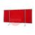 23T-37  CEPRO Omnium Triptych Welding Screen, with Orange-CE Curtain - 3.7m Wide x 2m High, Approved EN 25980