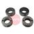 4017220  PATON U-Groove Feed Roller Set of 4 - Aluminium Wire: 1.2 - 1.6mm (4 Roll Drive)