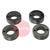 4017220  PATON V-Groove Feed Roller Set of 4 – Solid Wire: 1.0 - 1.2mm (4 Roll Drive)