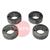 0000110451  PATON K-Groove Feed Roller Set of 4 - Flux Cored Wire: 0.8 - 1.0mm (4 Roll Drive)