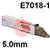 CHROMET2X-50-1  Lincoln Electric Conarc 49C Low Hydrogen Electrodes 5.0mm Diameter x 450mm Long. 15.9kg Carton (3 x 5.3kg 50 Rod Packs). E7018-1 H4R
