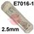 220797  Lincoln Electric Conarc 51 SRP Low Hydrogen Electrodes 2.5mm Diameter x 350mm Long. 1.3kg Pack, E7016-1 H4R