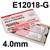 524437  Lincoln Electric Conarc 85 SRP Low Hydrogen Electrodes 4.0mm Diameter x 350mm Long. 12.0kg Carton (8 x 1.5kg 28 Rod Packs). E12018-G-H4R