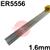 9873321  5556 (NG61) Aluminium Tig Wire, 1.6mm Diameter x 1000mm Cut Lengths - AWS 5.10 ER5556. 2.5kg Pack