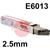 48003240G0  Lincoln Electric Rutile Electrodes. Pantafix  E6013 2.5mm Diameter x 350mm Long 12.6 kg Carton (6 x 2.1kg 127 Piece Packs)