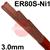 LNS309L-32-25VCI  Lincoln LNT Ni1 Steel Tig Wire, 3.0mm Diameter x 1000mm Cut Lengths - AWS A5.28 ER80S-Ni1. 5.0kg Pack