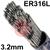 71375  Bohler Thermanit GE-316L Stainless Steel Tig Wire, 3.2mm Diameter x 1000mm Cut Lengths - AWS A5.9 ER316L. 5.0kg Pack