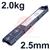 85373-1  Bohler Phoenix Spezial D Low Hydrogen Electrodes 2.5mm Diameter x 350mm Long. 2.0kg Drypack (102 Rods). E7016
