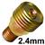 CWC24  CK Gas Lens 2.4mm 45V44
