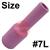 CK-3AG7L  Size 7 CK 3 Series Long Alumina Gas Lens Cup. 76mm Long x 11mm Bore.