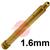 017041  1.6mm CK Wedge Collet. 3 Series
