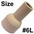 220797  CK Ceramic Cup Size #6L (3/8