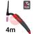 CK-EDS18F12  CK Diamond EDS 17FX Flex Head Air Cooled Tig Torch, 4m
