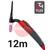 CK-EDS17F12  CK Diamond EDS 17FX Flex Head Air Cooled Tig Torch, 12m