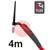 CK-EDS18F04  CK Diamond EDS 18FX Flex Head Water Cooled Tig Torch, 4m