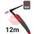 CK-EDS18R12  CK Diamond EDS 18RG Rigid Head Water Cooled Tig Torch, 12m