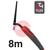 CK-EDS230F08  CK Diamond EDS 230FX Flex Head Water Cooled Tig Torch, 8m