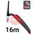 CK-EDS17F08  CK Diamond EDS 26FX Flex Head Air Cooled Tig Torch, 16m