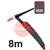CK-EDS17F16  CK Diamond EDS 26RG Rigid Head Air Cooled Tig Torch, 8m