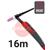 CK-EDS18R16  CK Diamond EDS 26RG Rigid Head Air Cooled Tig Torch, 16m